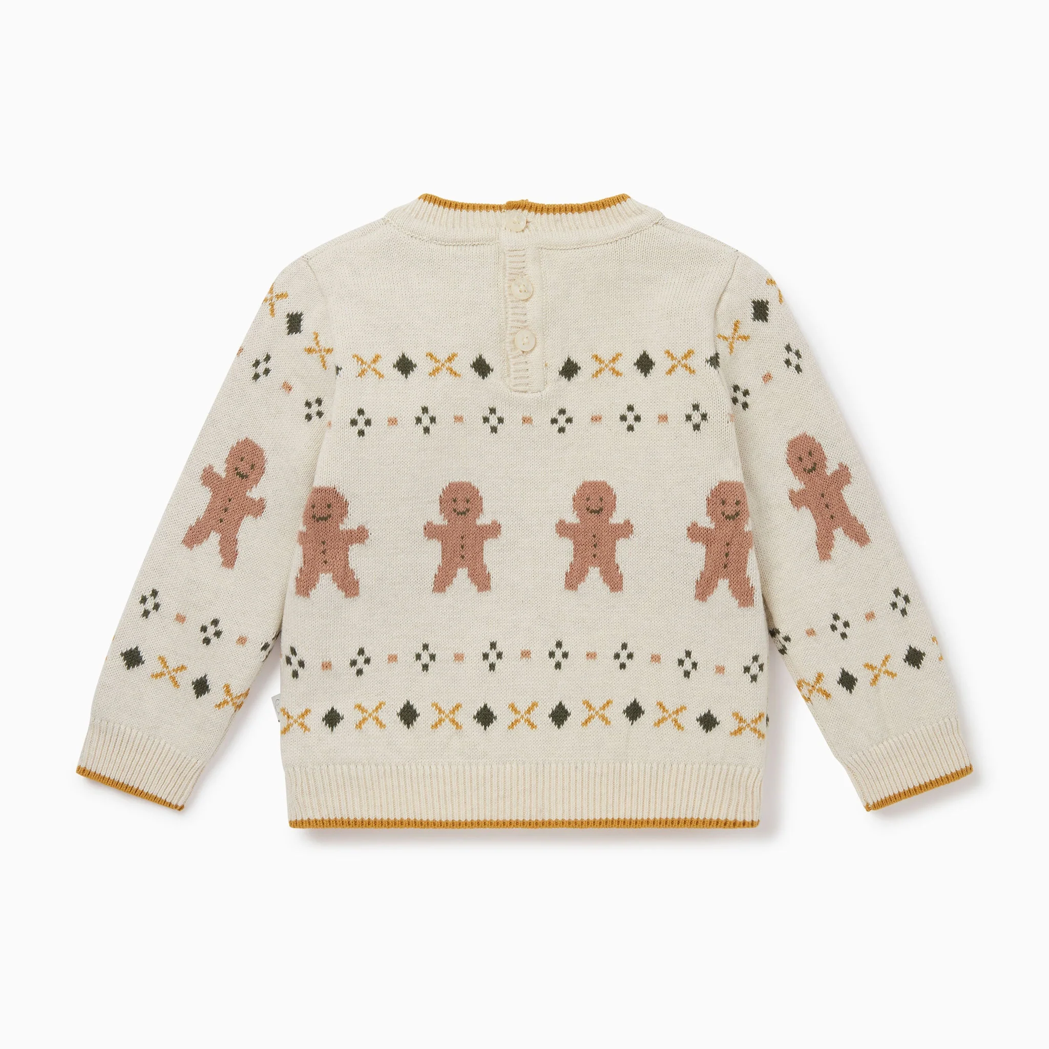 Knitted Gingerbread Jumper - Image 2