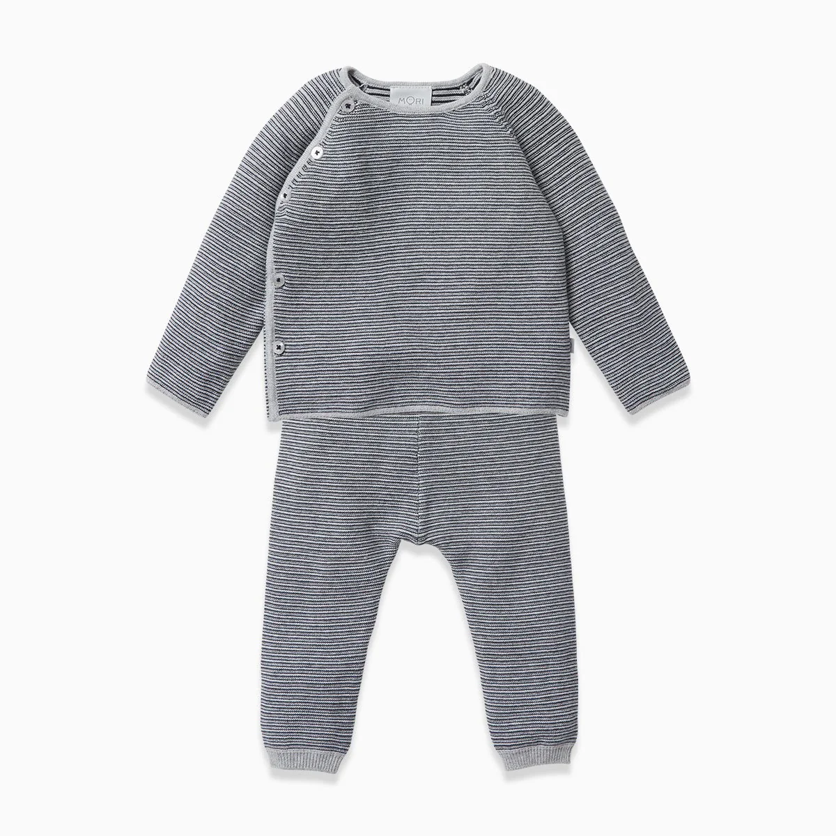 Knitted Kimono Jumper & Joggers Set - Image 4