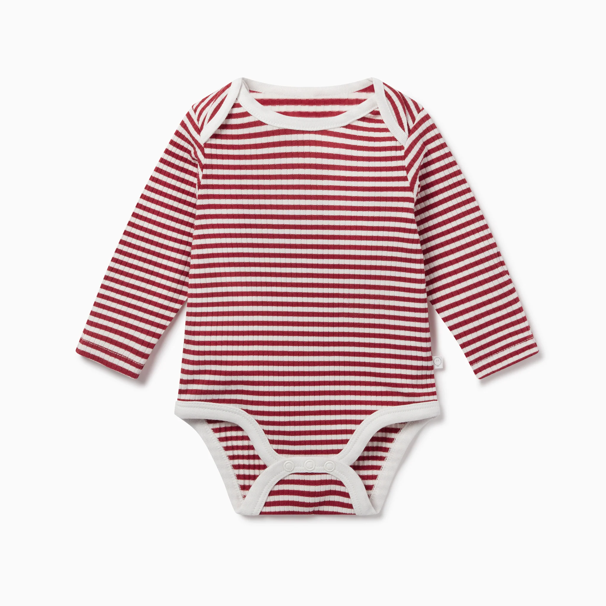 Knitted Reindeer Dungarees & Ribbed Bodysuit Outfit - Image 2