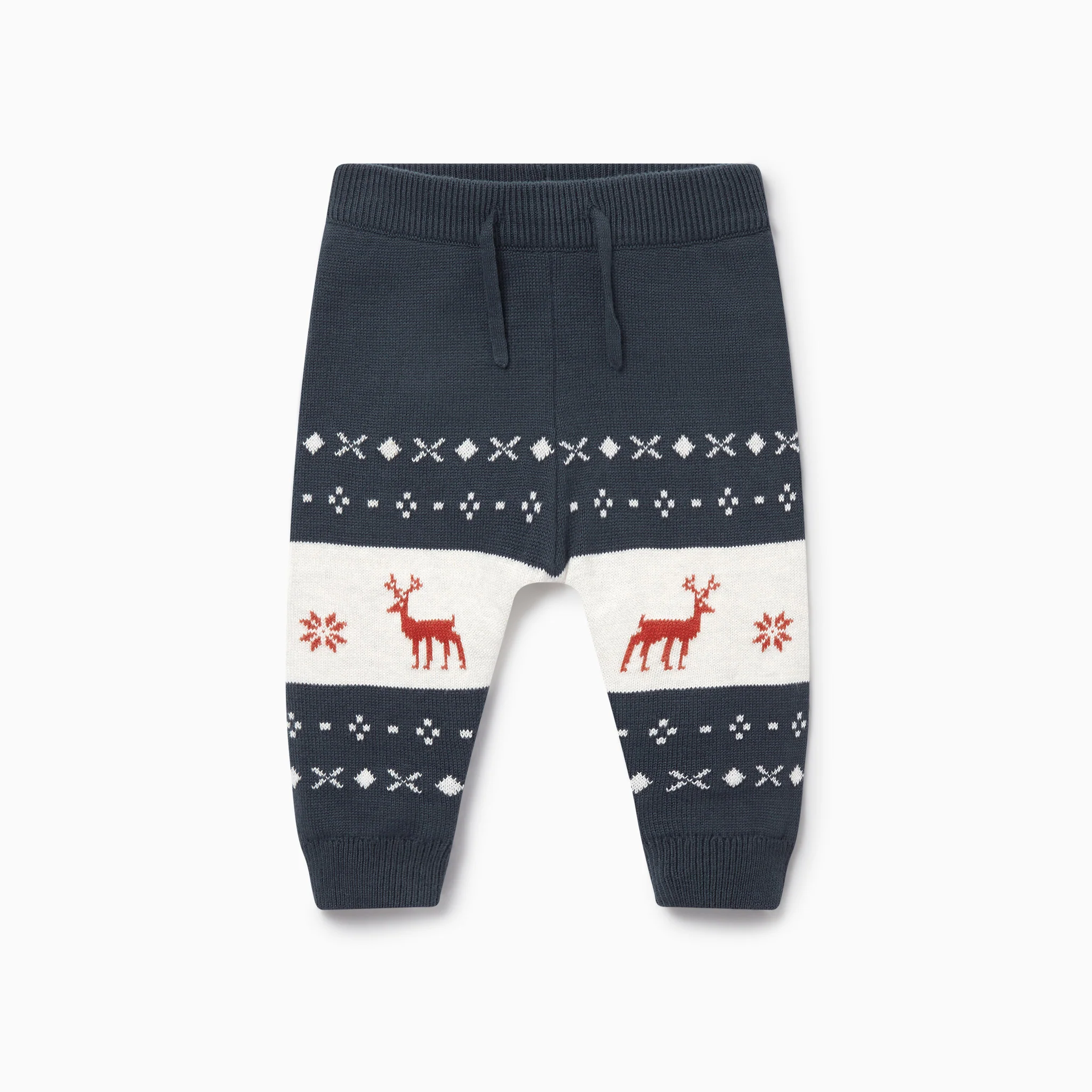 Knitted Reindeer Jumper & Joggers Outfit - Image 4