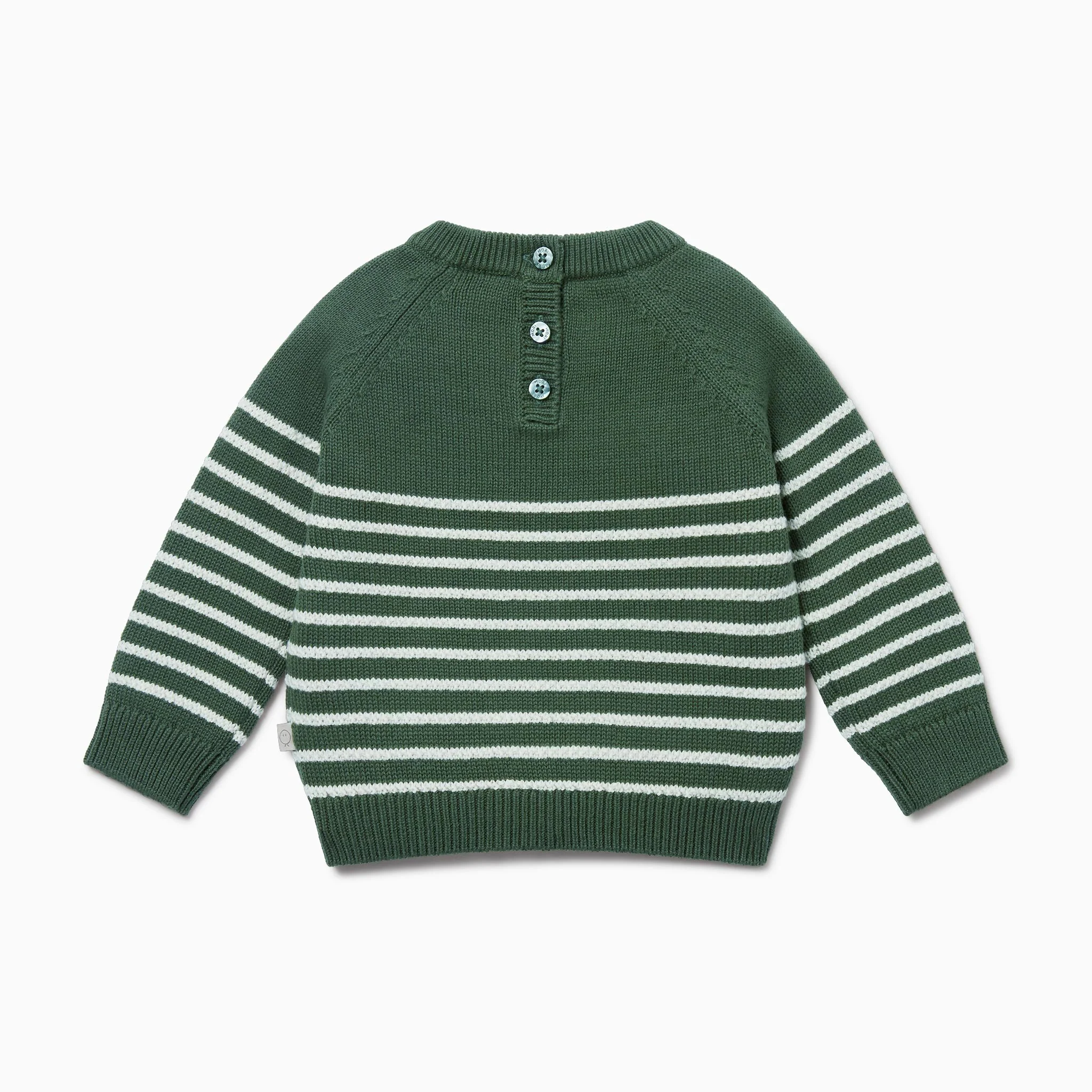 Knitted Striped Jumper - Image 3