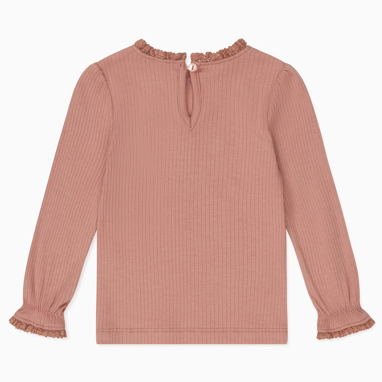 Lace Trim Ribbed Pyjamas - Image 10