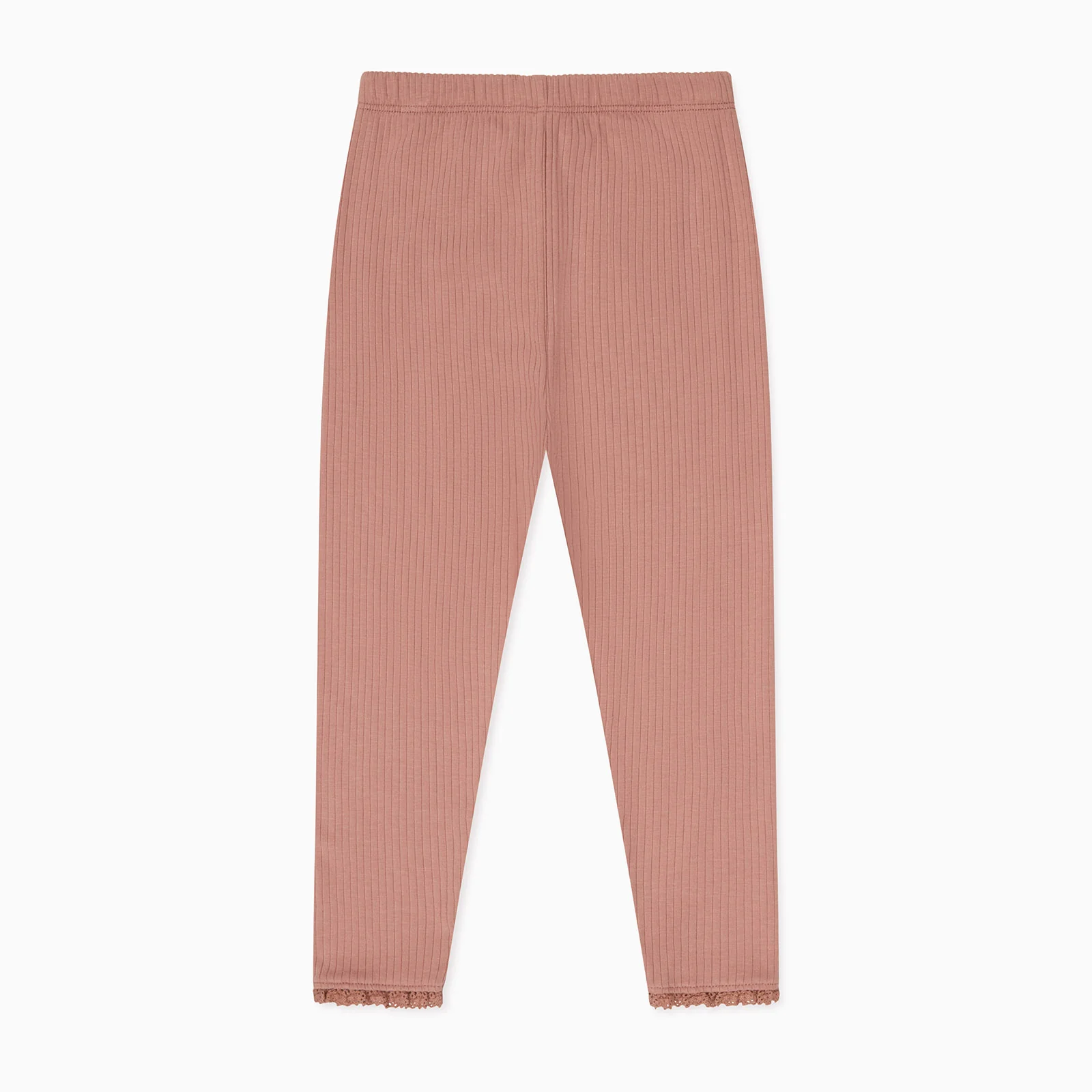 Lace Trim Ribbed Pyjamas - Image 11
