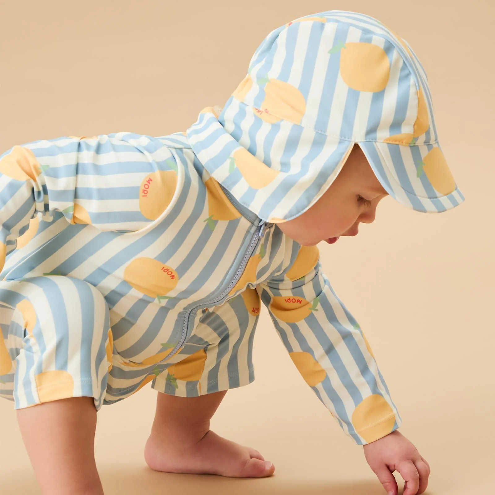 Lemon Sunsafe Swimsuit & Hat