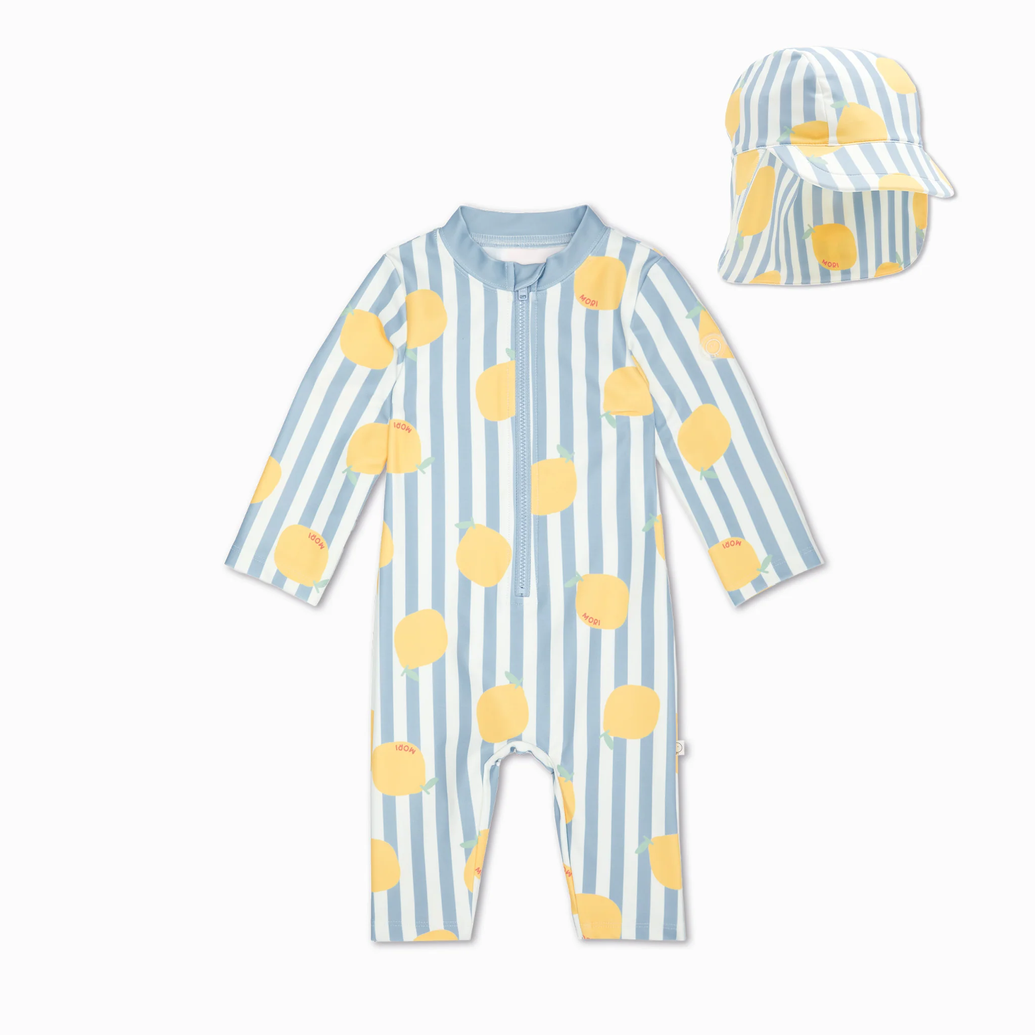 Lemon Sunsafe Swimsuit Vest & Hat