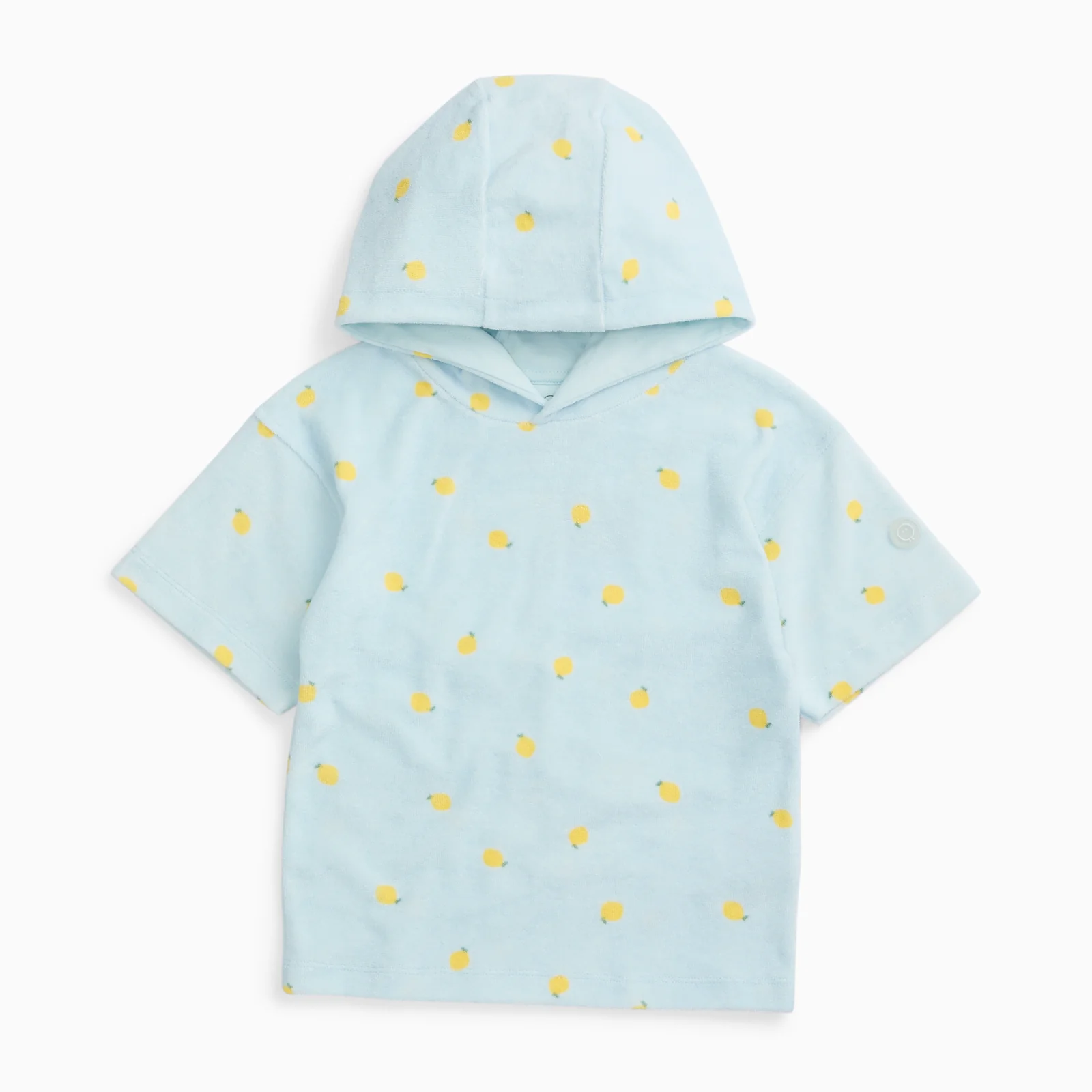 Lemon Terry Towelling Oversized Hoodie - Image 2