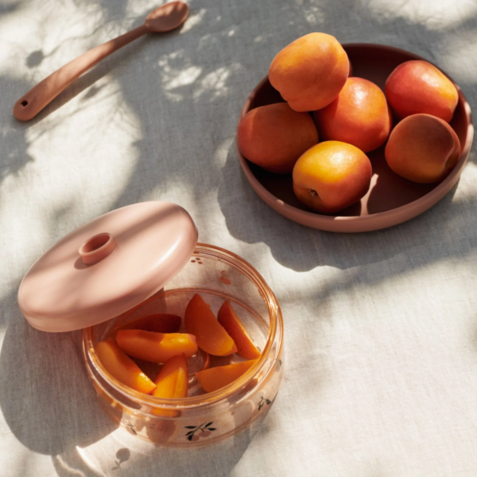 Liewood Dominique Food Boxes Set 500 ml - Peach Mix - Image 2