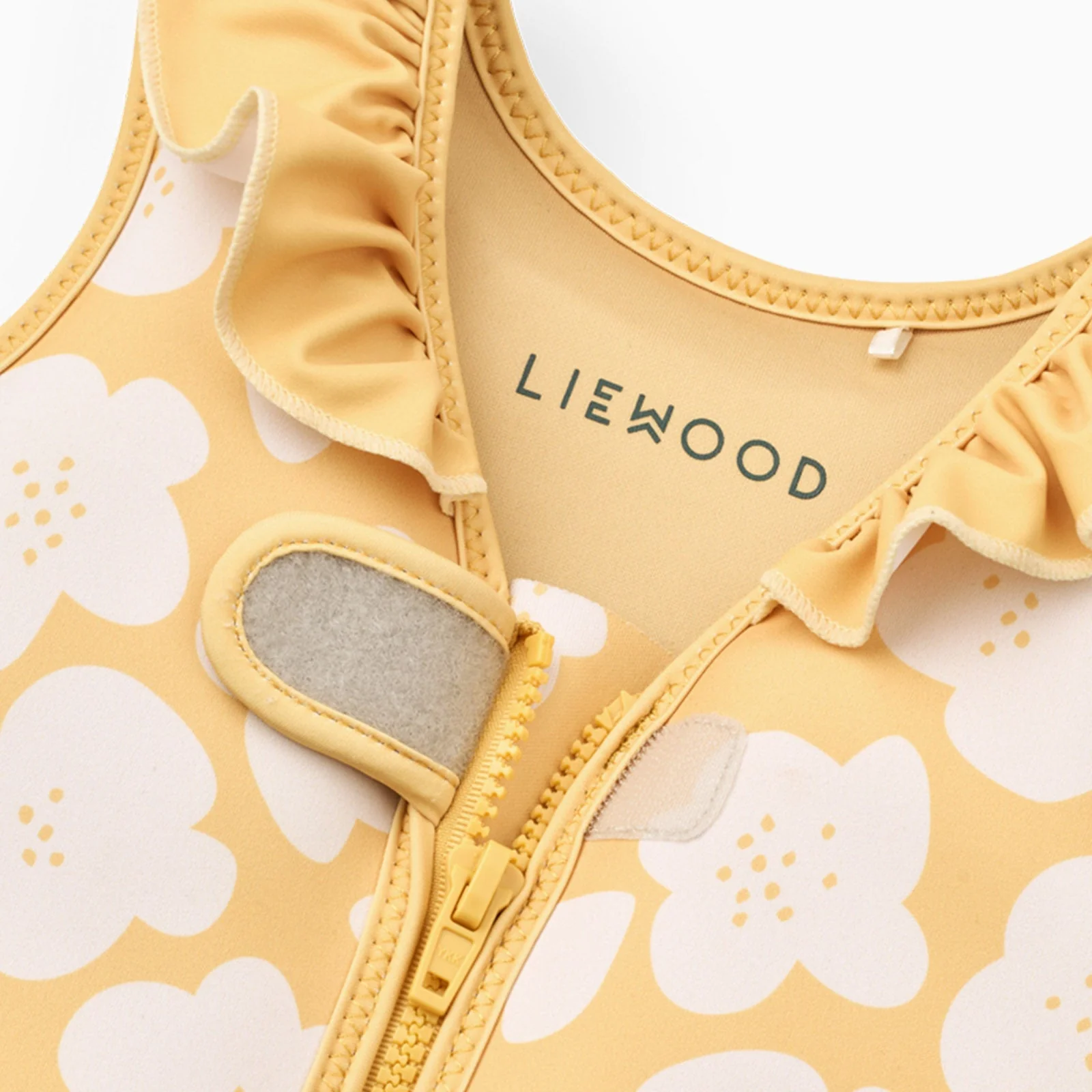 Liewood Dove Swim Vest - Frill Flower Yellow - Image 3