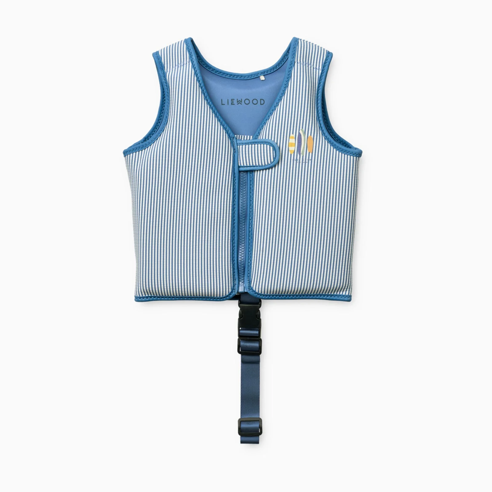 Liewood Dove Swim Vest - Seersucker Blue