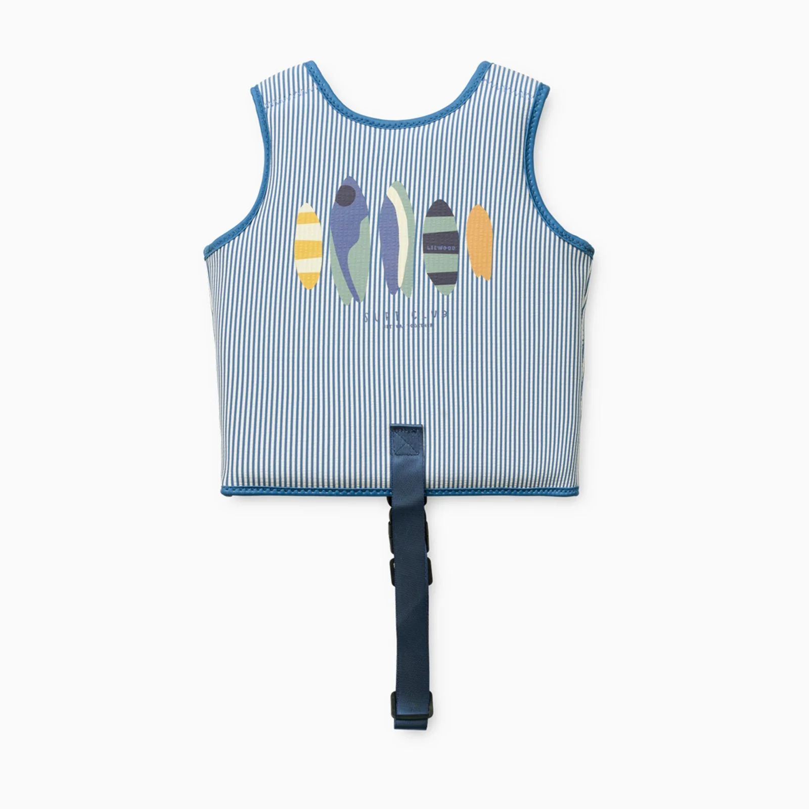 Liewood Dove Swim Vest - Seersucker Blue - Image 2