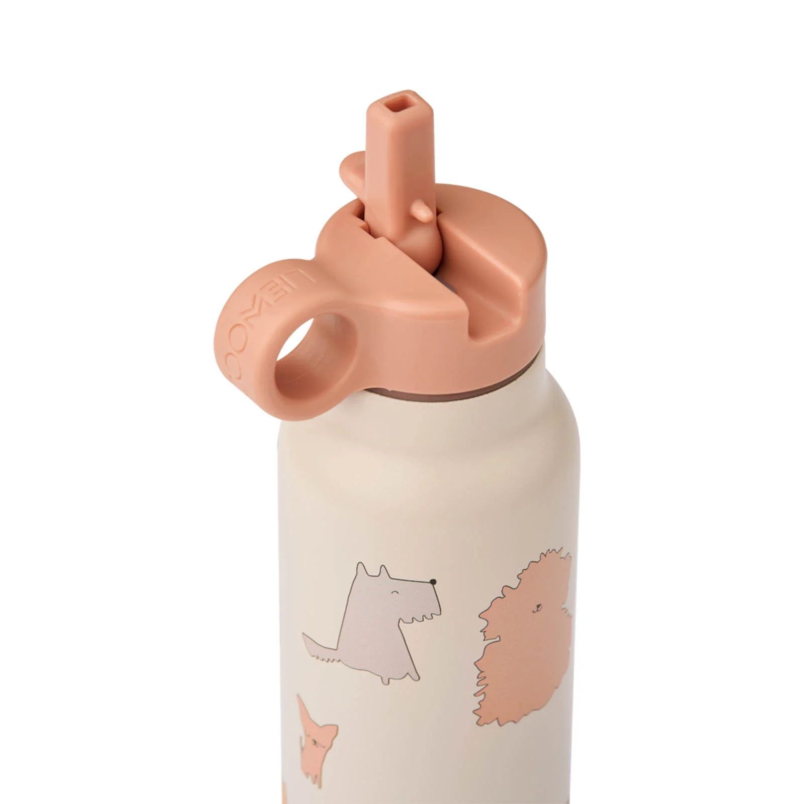 Liewood Falk Water Bottle 350ml - Cats and Dogs - Image 2