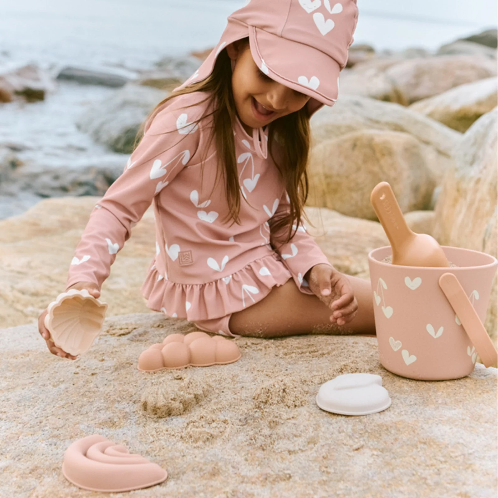 Liewood Gilma Beach Set - Sweethearts