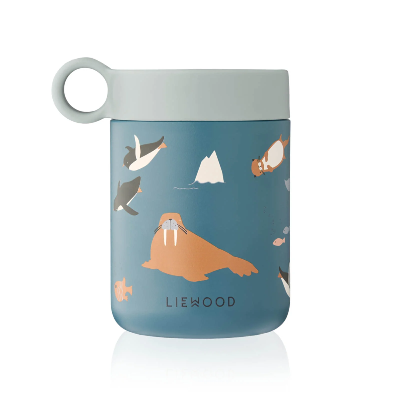 Liewood Kiani Printed Food Jar - Arctic Sea