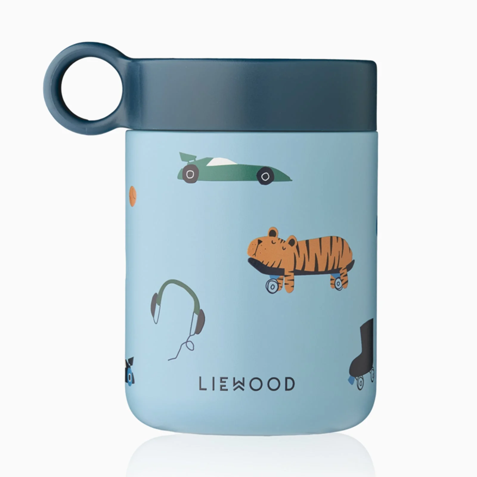 Liewood Kiani Printed Food Jar - Fun Beach