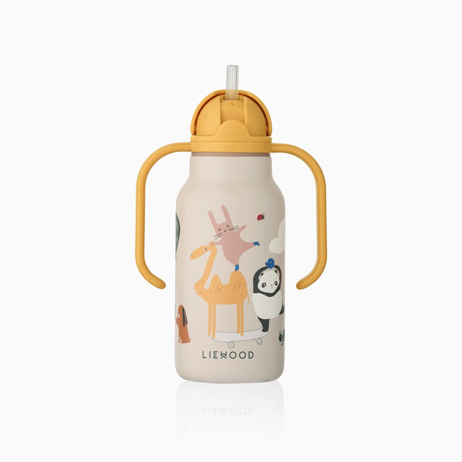 Liewood Kimmie Water Bottle 250ml - Around the World - Image 2