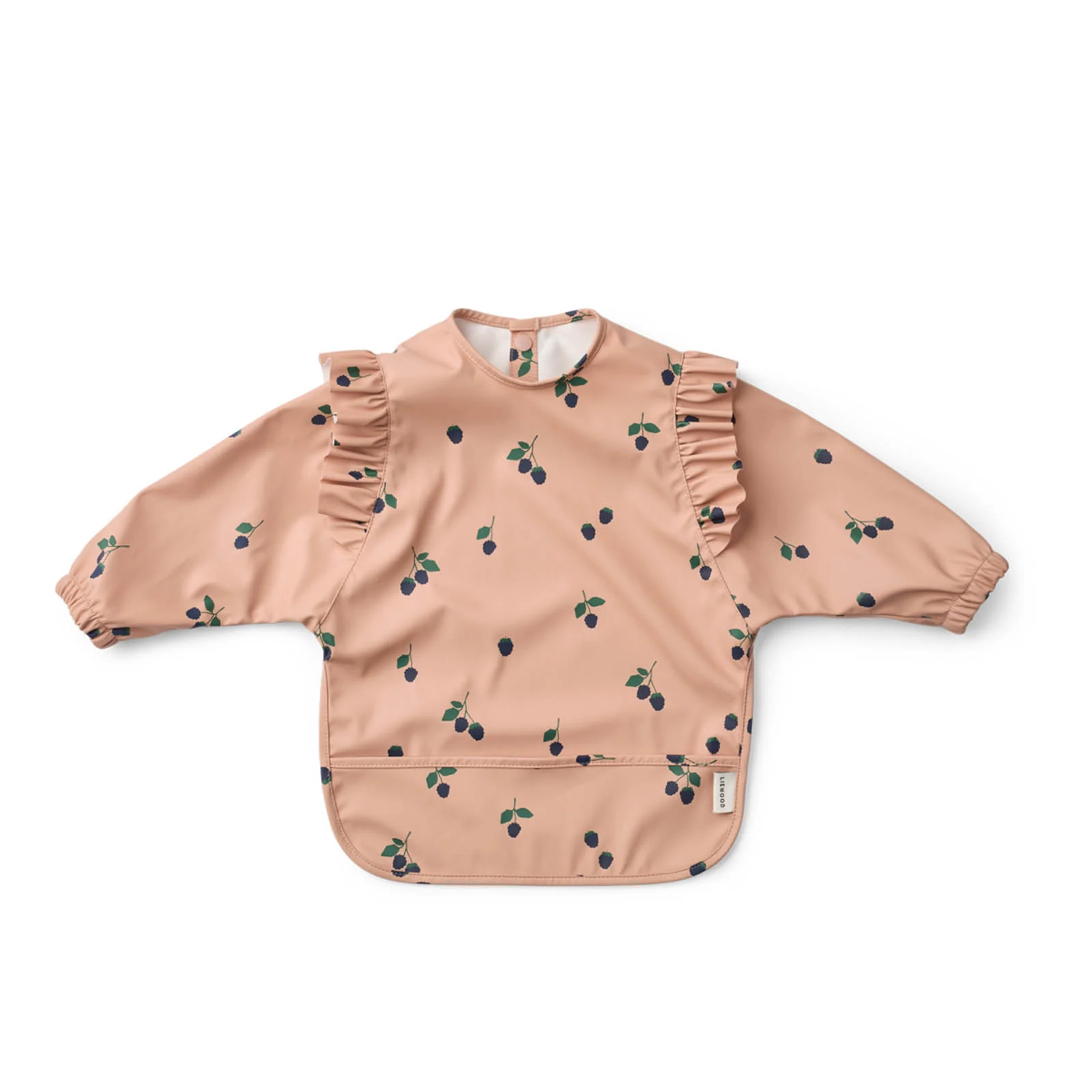 Liewood Long Sleeved Merle Cape Bib - Berry Pale Tuscany