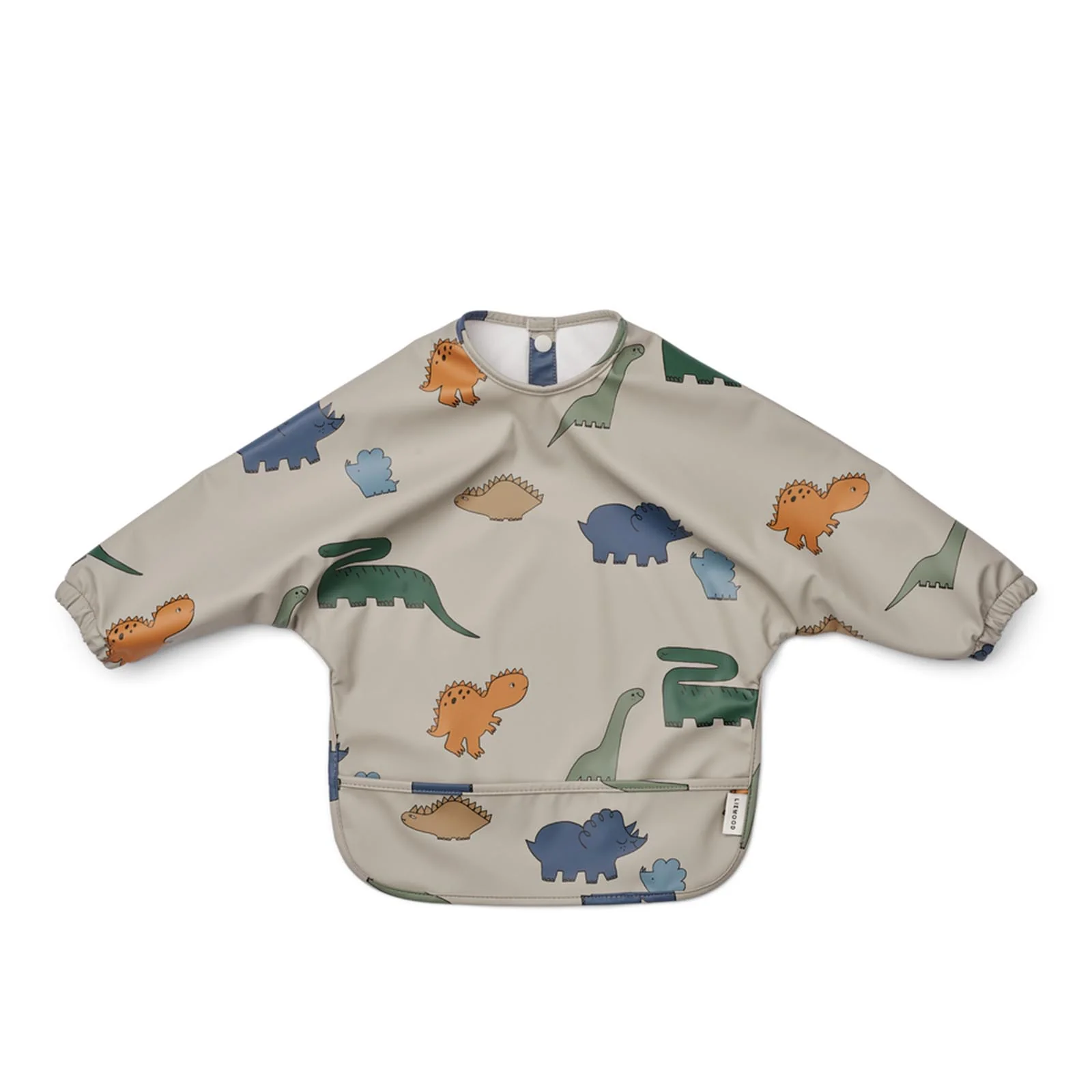 Liewood Long Sleeved Merle Cape Bib - Dinosaurs