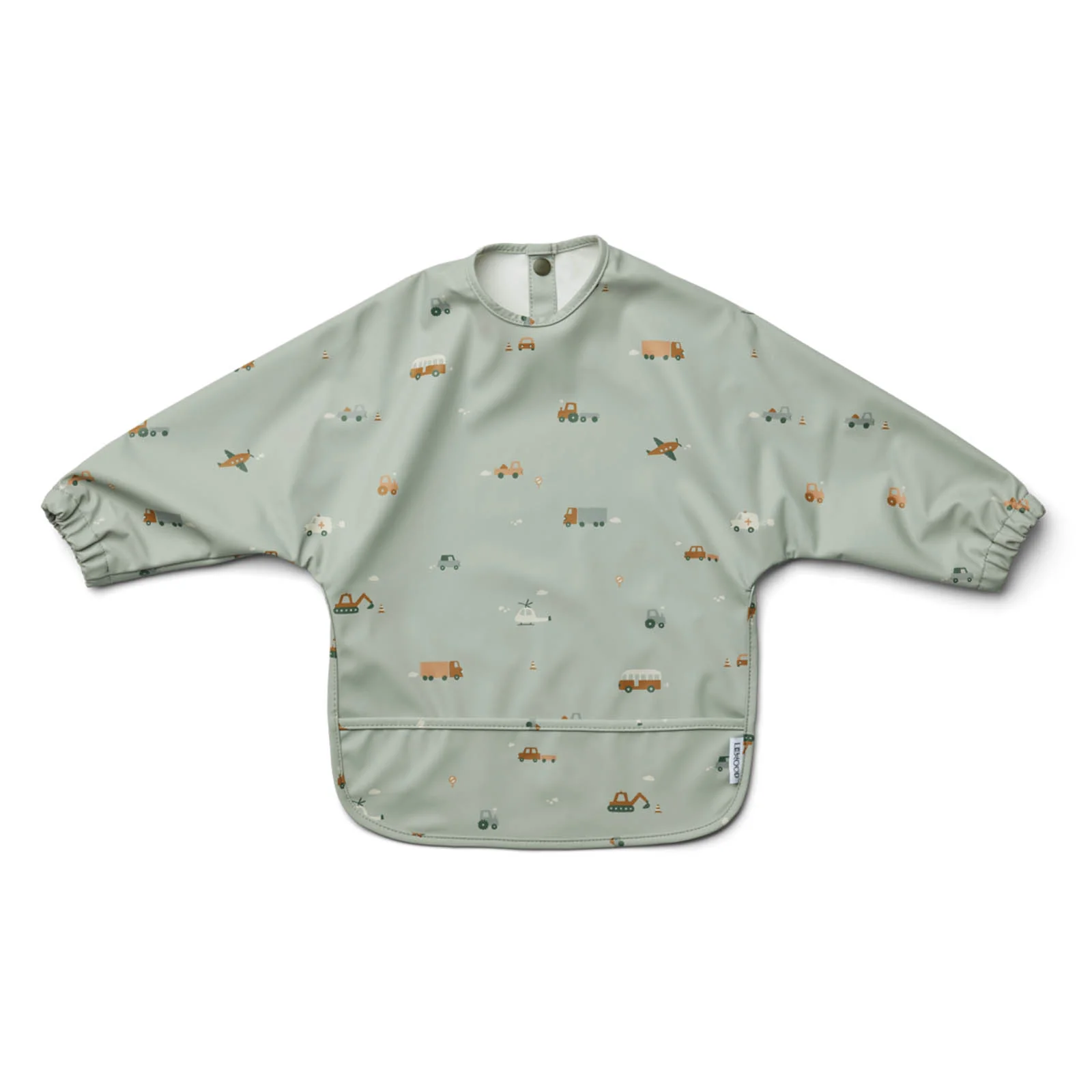 Liewood Long Sleeved Merle Cape Bib - Vehicles Mix