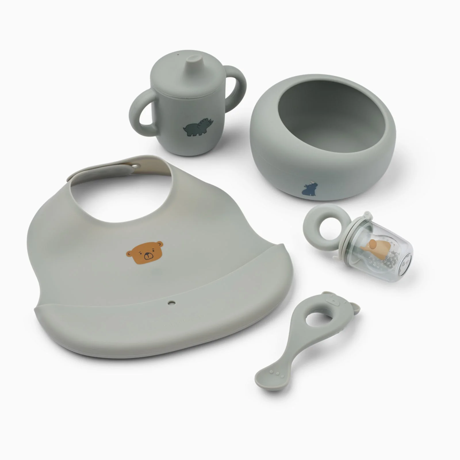 Liewood Mileah Baby Mealtime Set - Dove Blue