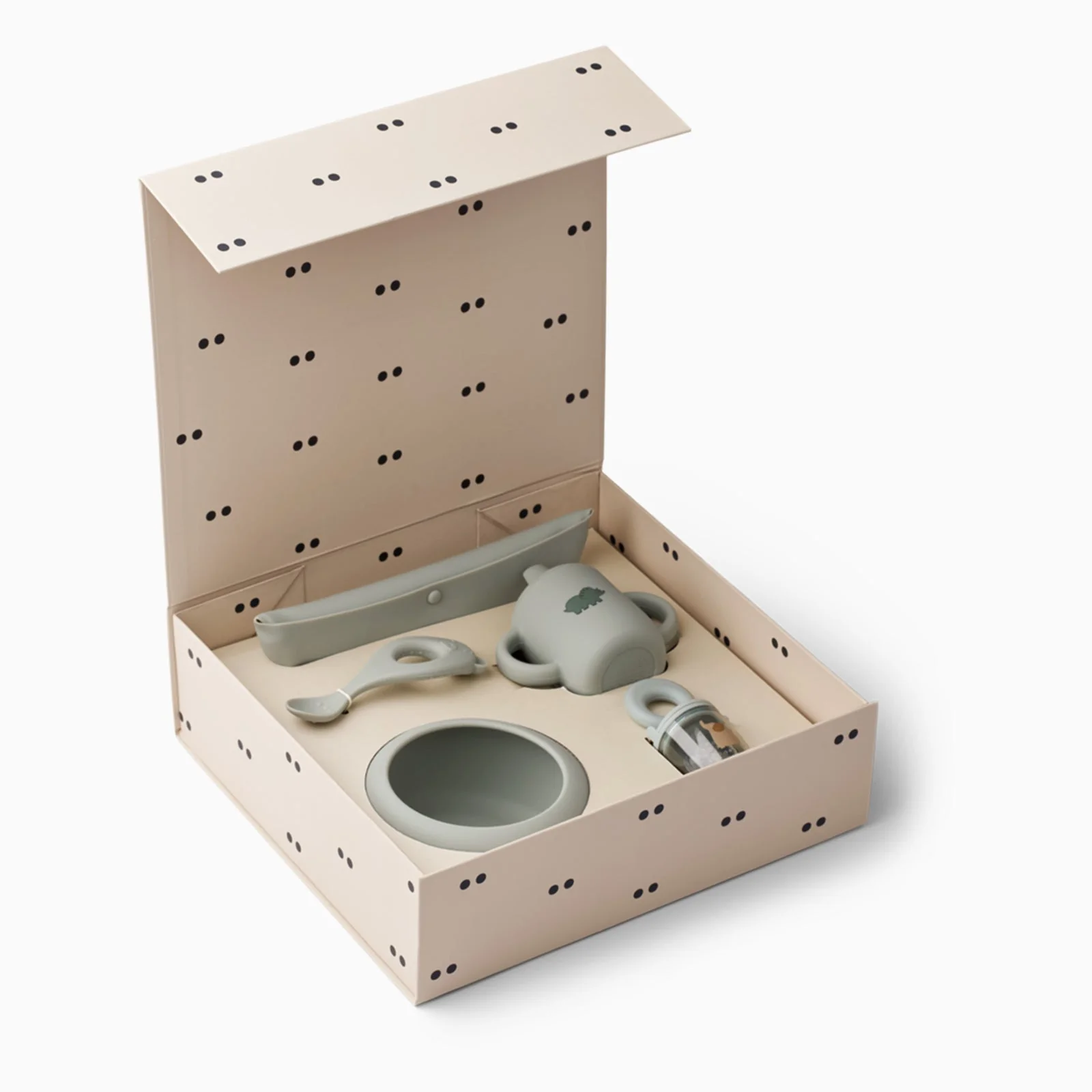Liewood Mileah Baby Mealtime Set - Dove Blue - Image 2