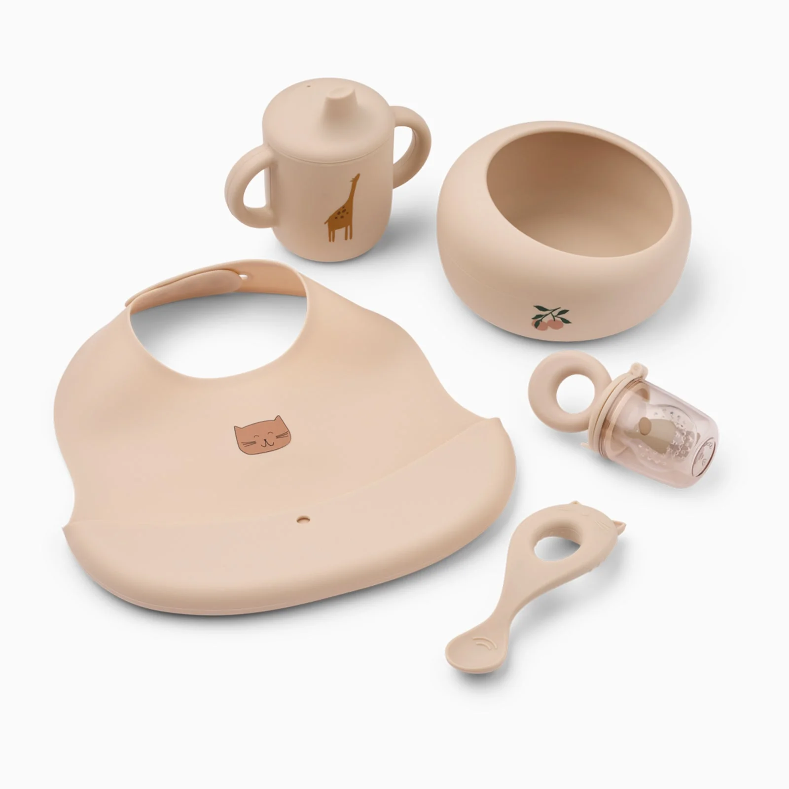 Liewood Mileah Baby Mealtime Set - Pink