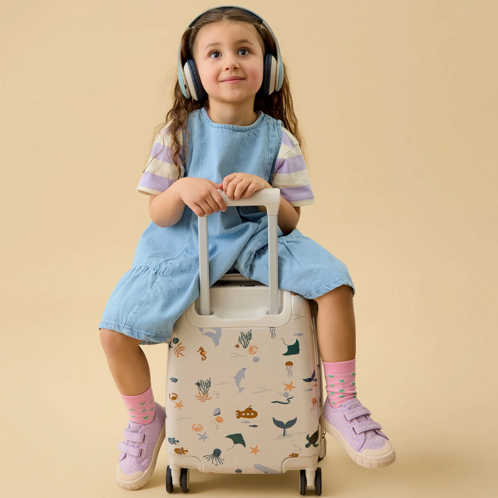 Liewood Norelle Hardcase Suitcase - Sea Creature