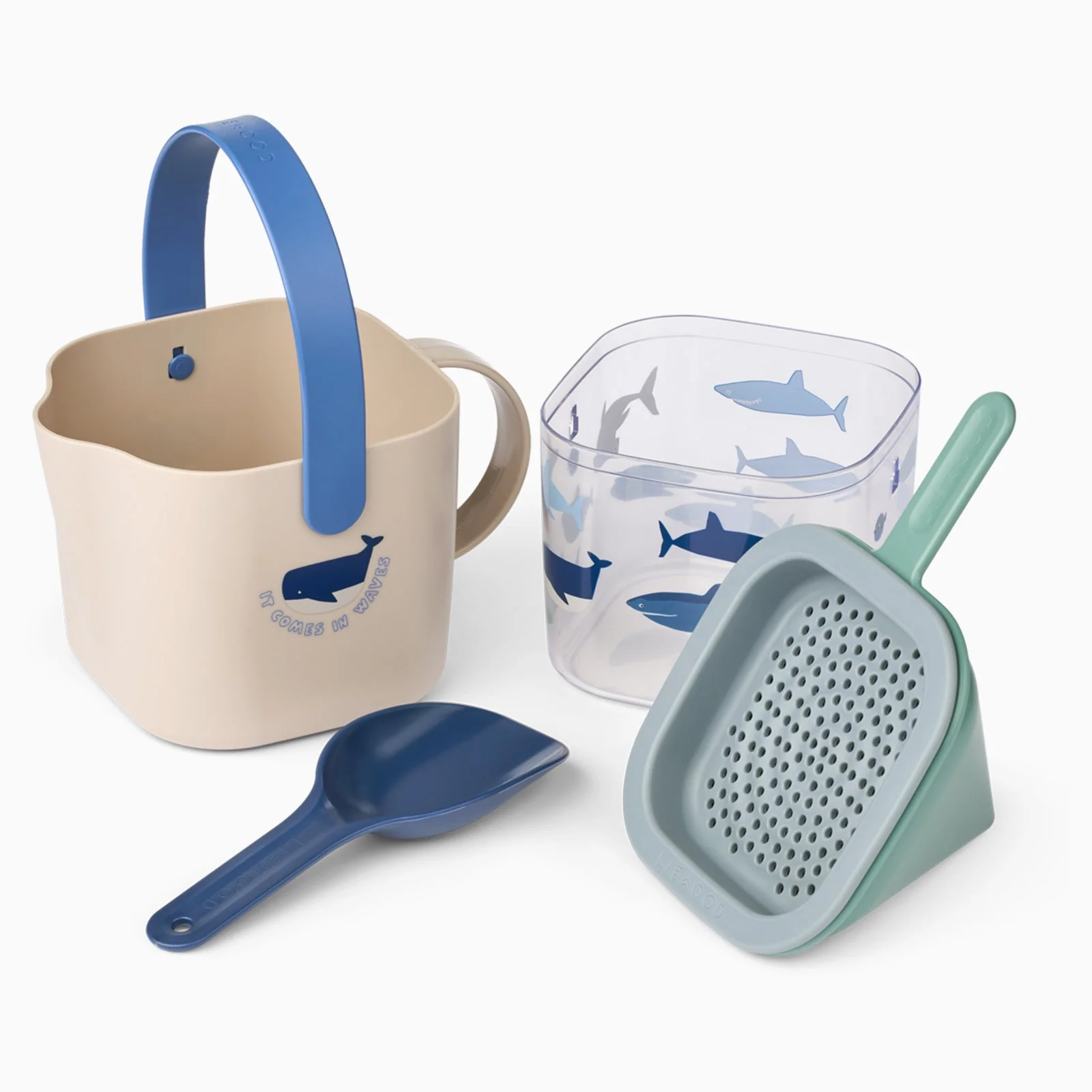 Liewood Roald Bucket & Spade Set - Dove blue