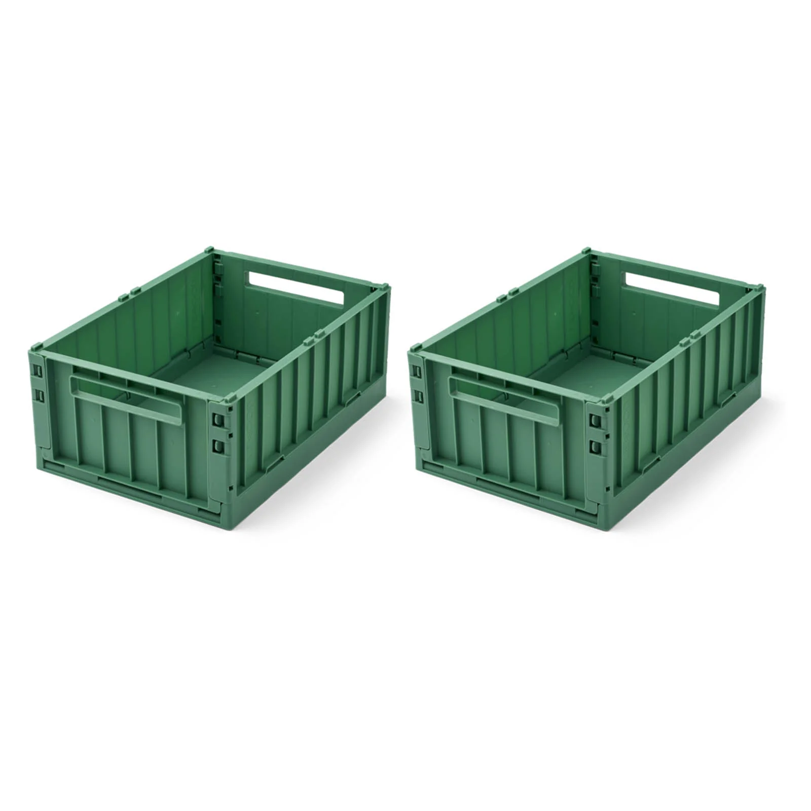 Liewood Weston Storage Box M 2 Pack - Dusty Ivy - Image 2