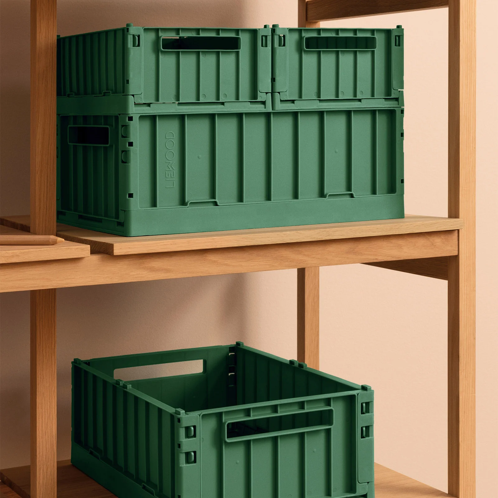 Liewood Weston Storage Box S 2 Pack - Dusty Ivy - Image 4