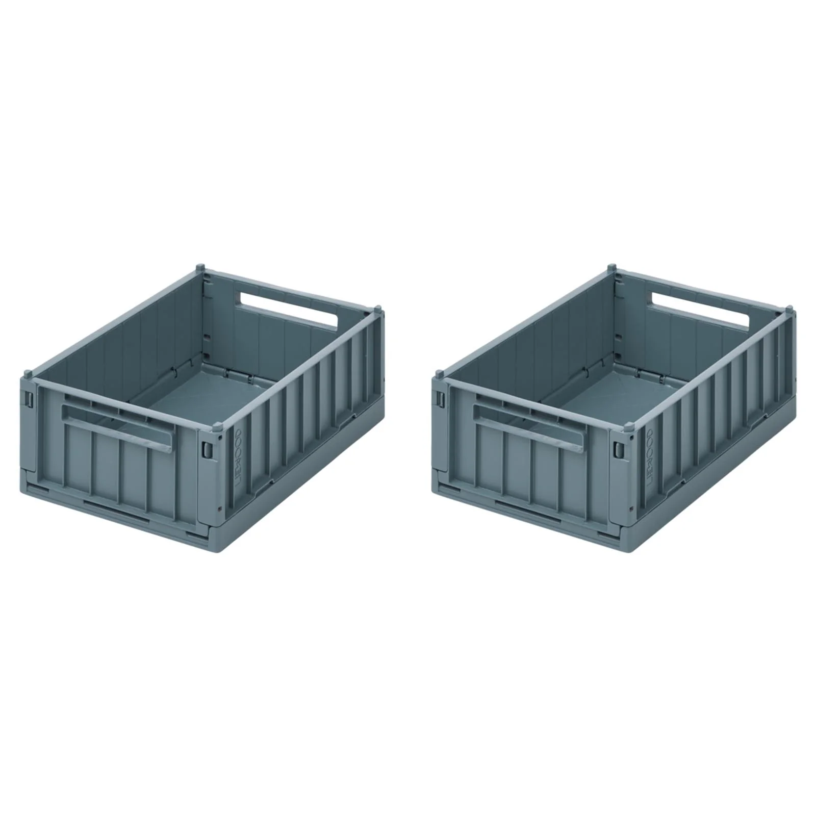 Liewood Weston Storage Box S 2 Pack - Whale Blue - Image 2