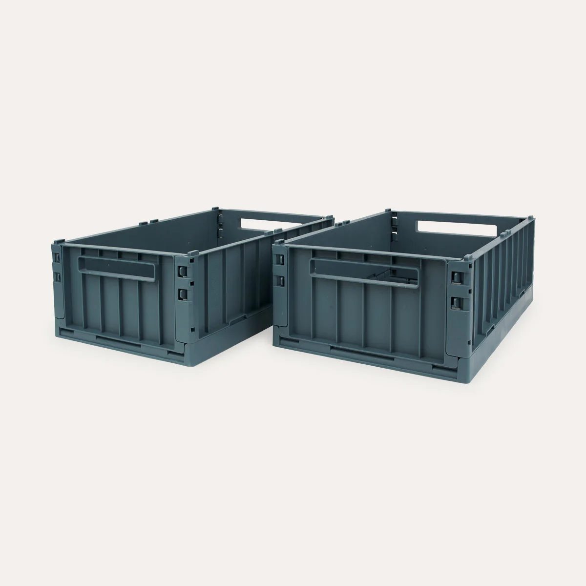 Liewood Weston Storage Box M 2 Pack - Whale Blue - Image 3