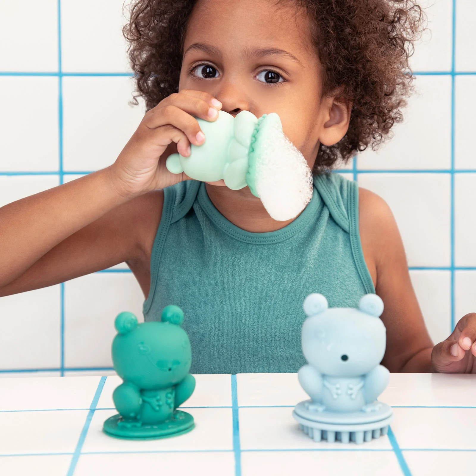 Lilliputiens Bath Frog Set