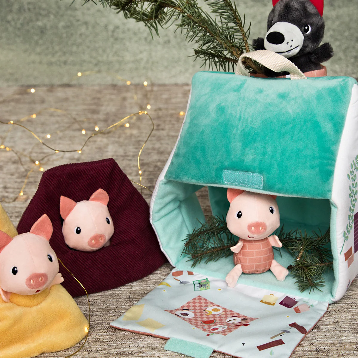 Lilliputiens Houses of The Wolf and The 3 Little Pigs - Image 2