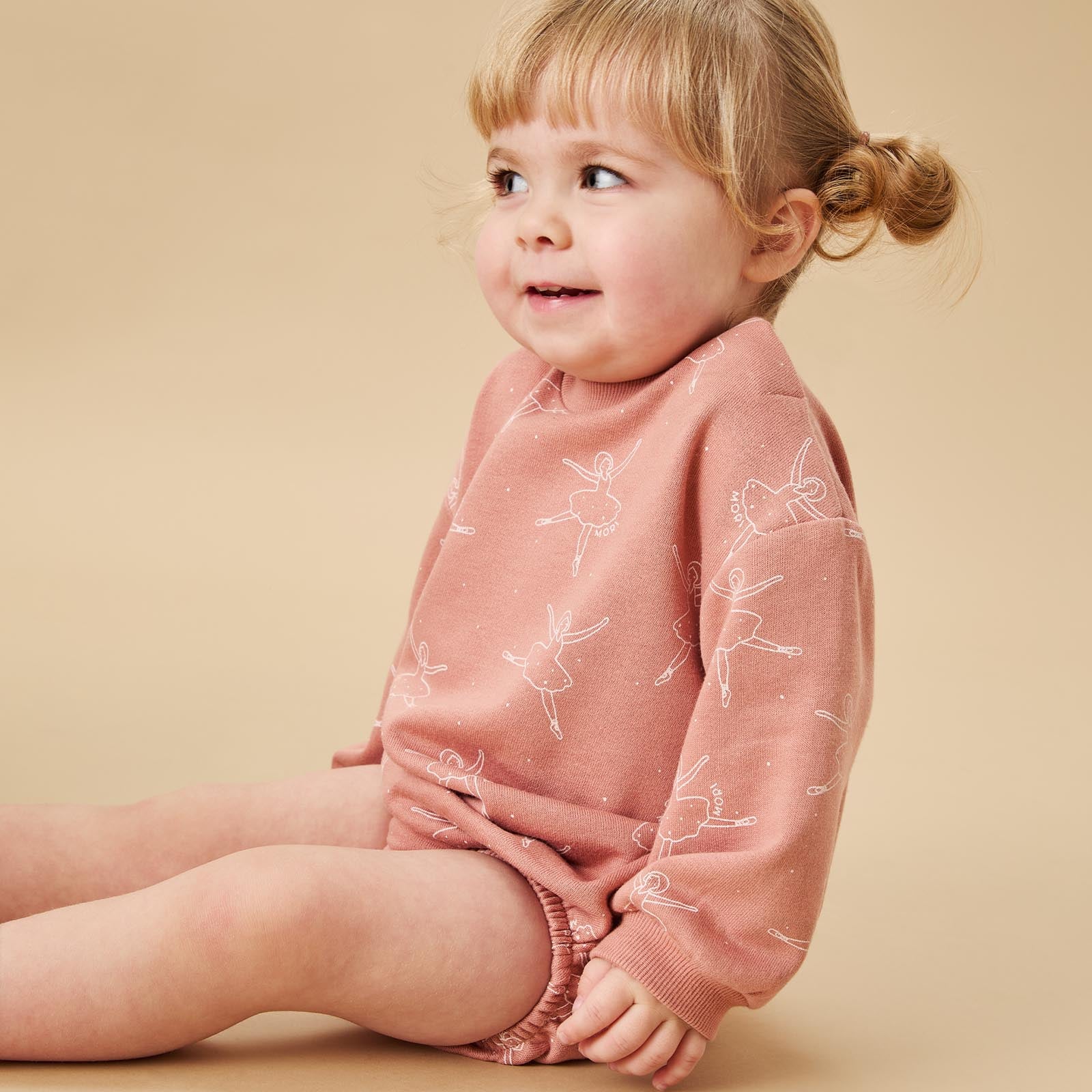 Little Ballerina Sweatshirt Bodysuit