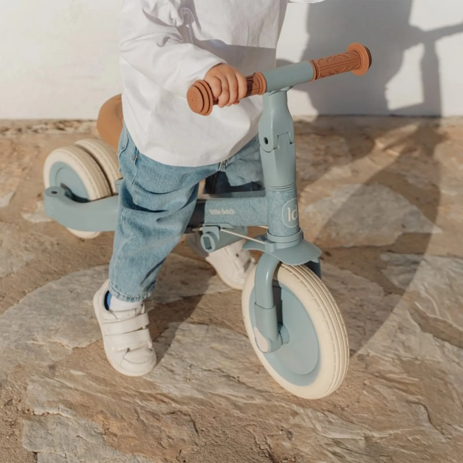 Little Dutch 4 in 1 Tricycle – Blue - Image 3