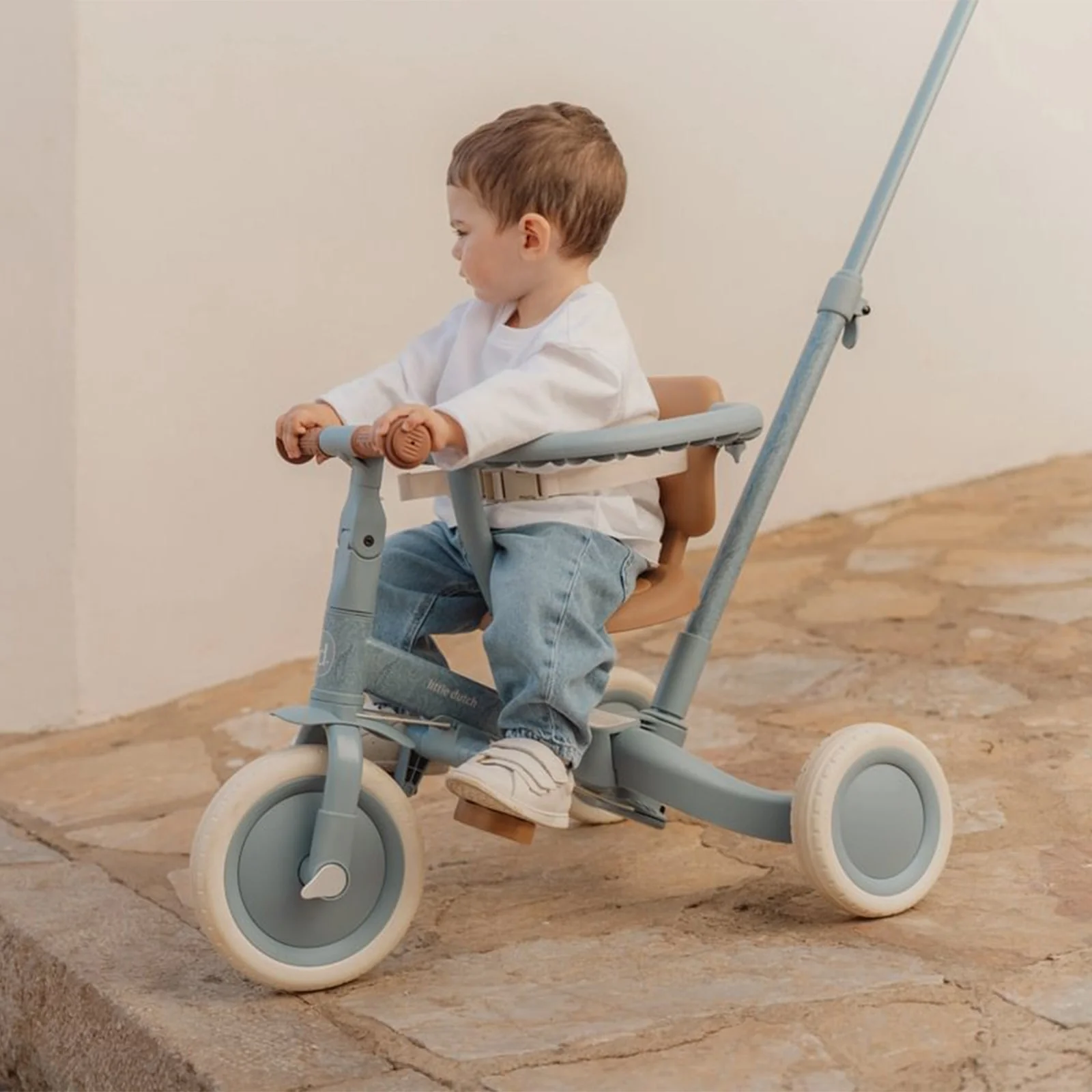 Little Dutch 4 in 1 Tricycle – Blue - Image 5