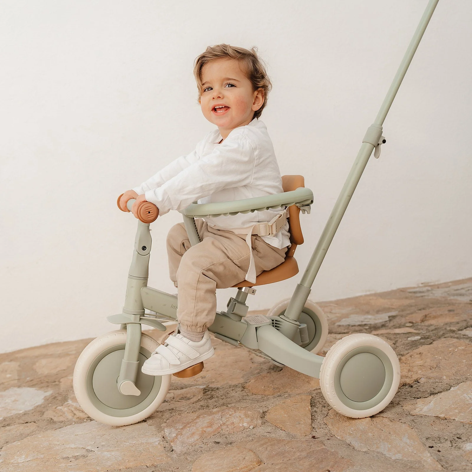 Little Dutch 4 in 1 Tricycle – Green - Image 3