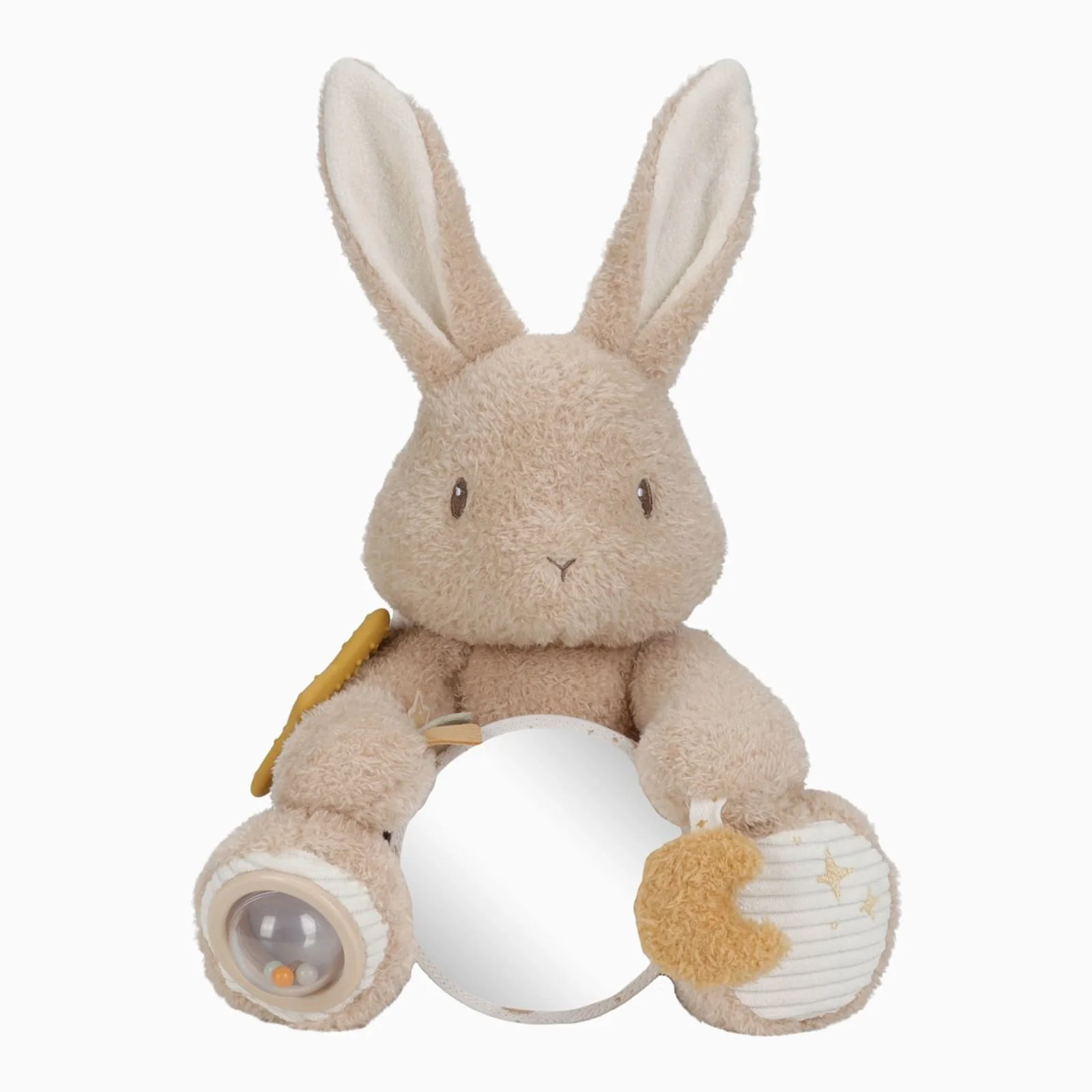 Little Dutch Activity Cuddle Toy - Baby Bunny - Image 2