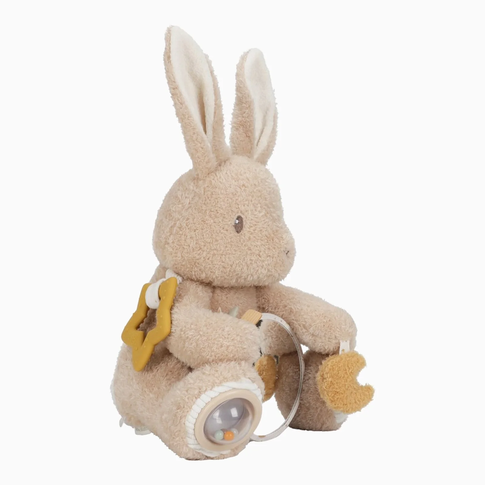 Little Dutch Activity Cuddle Toy - Baby Bunny - Image 3