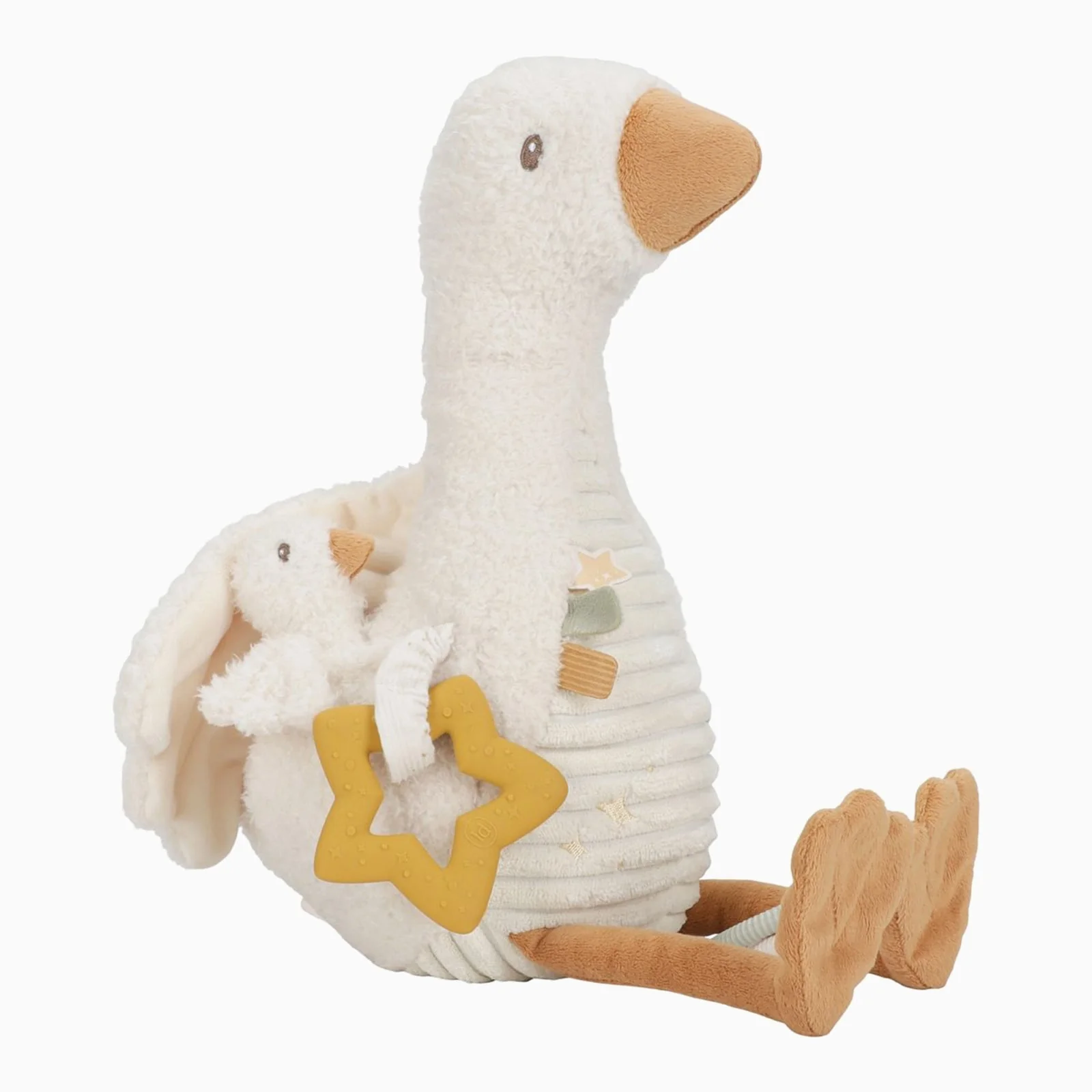 Little Dutch Activity Cuddle Toy - Little Goose - Image 2