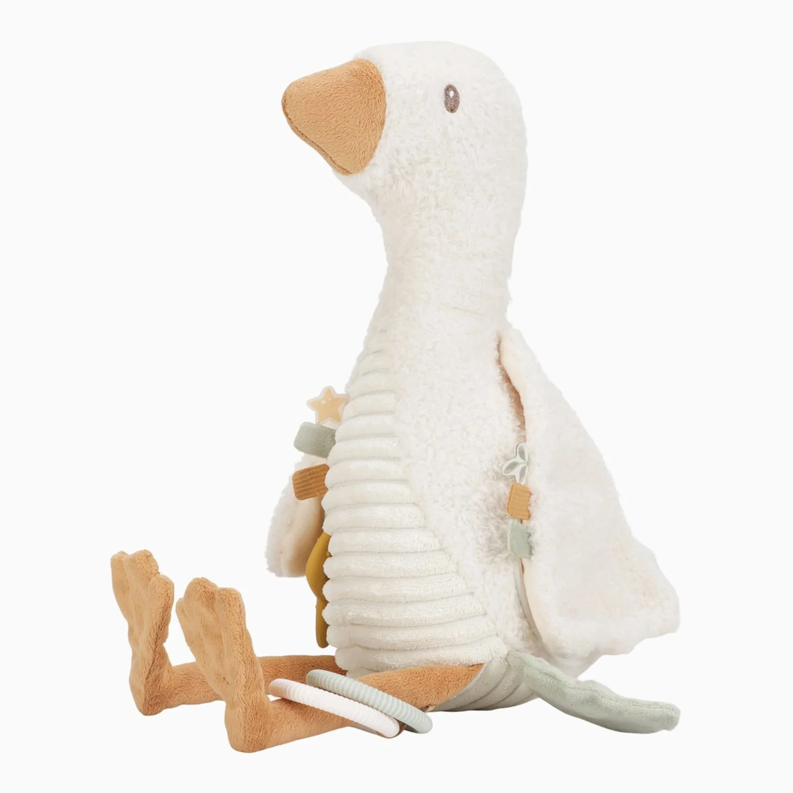Little Dutch Activity Cuddle Toy - Little Goose - Image 4