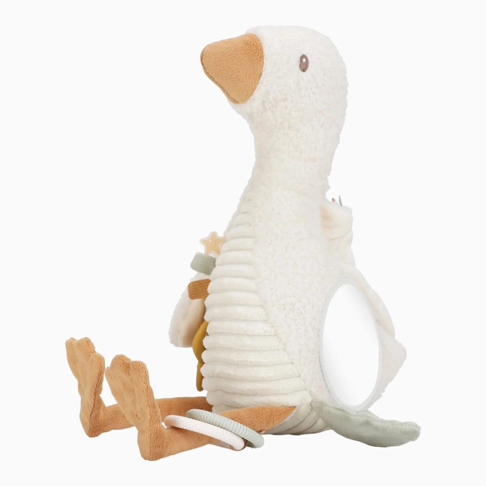 Little Dutch Activity Cuddle Toy - Little Goose - Image 5