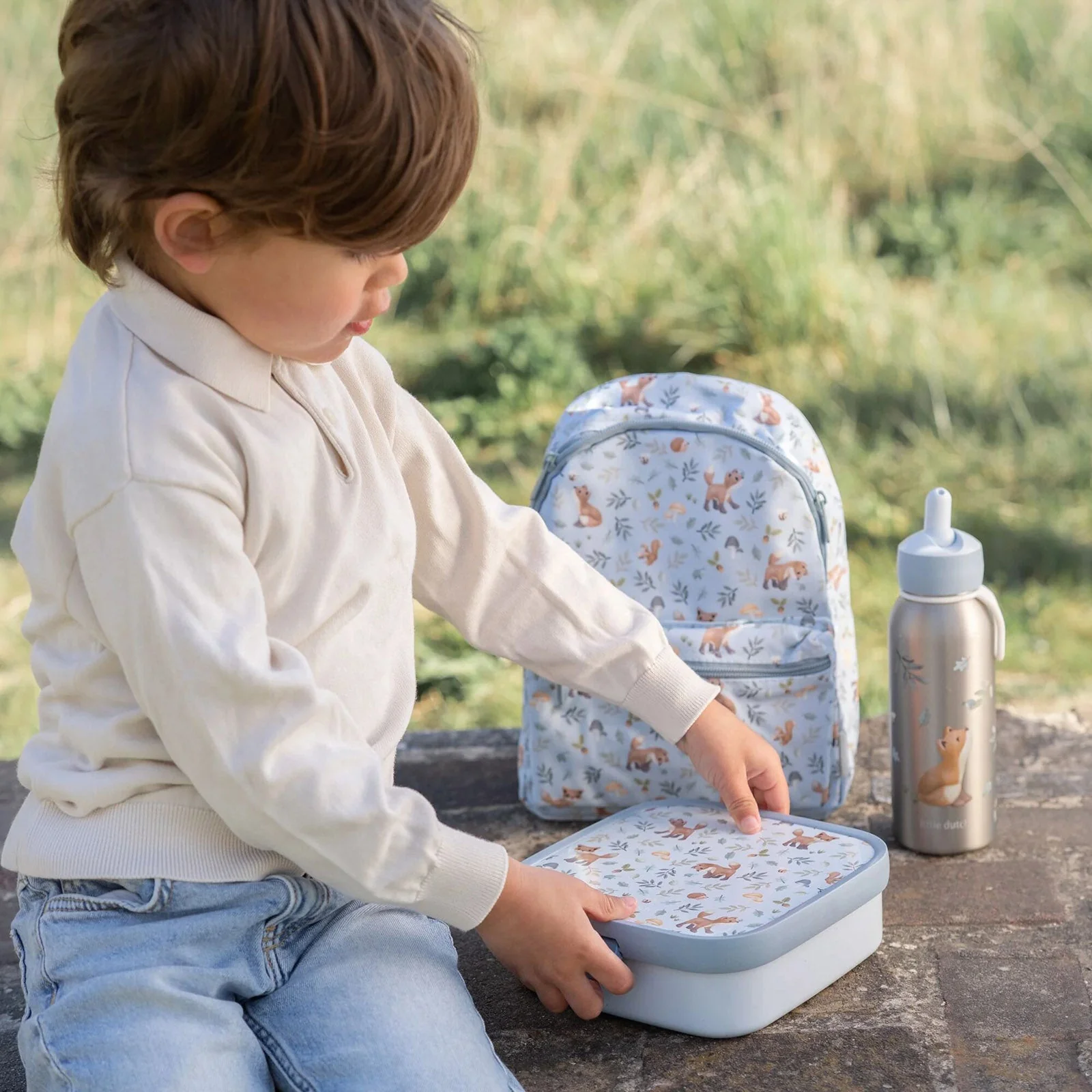 Little Dutch Backpack - Blue - Image 5