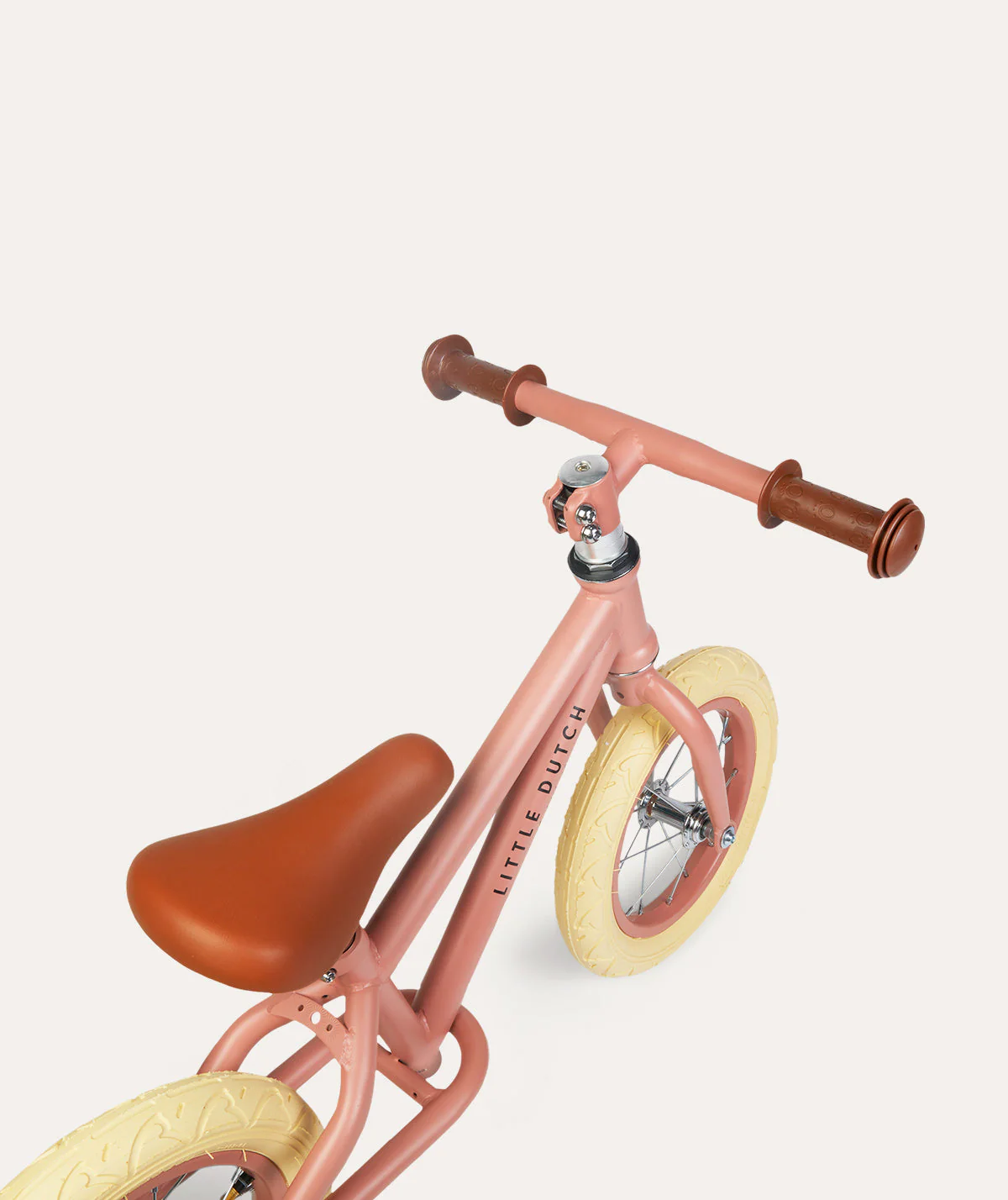 Little Dutch Balance Bike Matte - Pink - Image 3