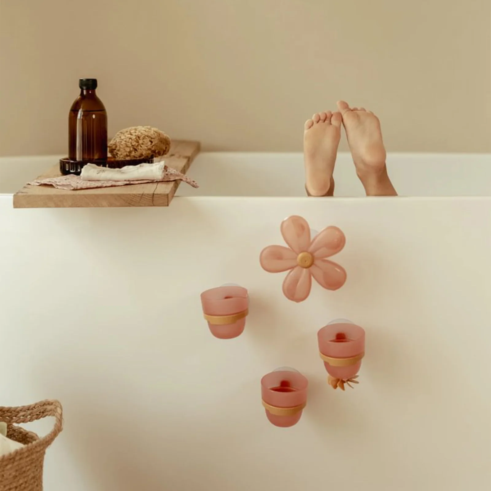 Little Dutch Bath Play Cups - Flower