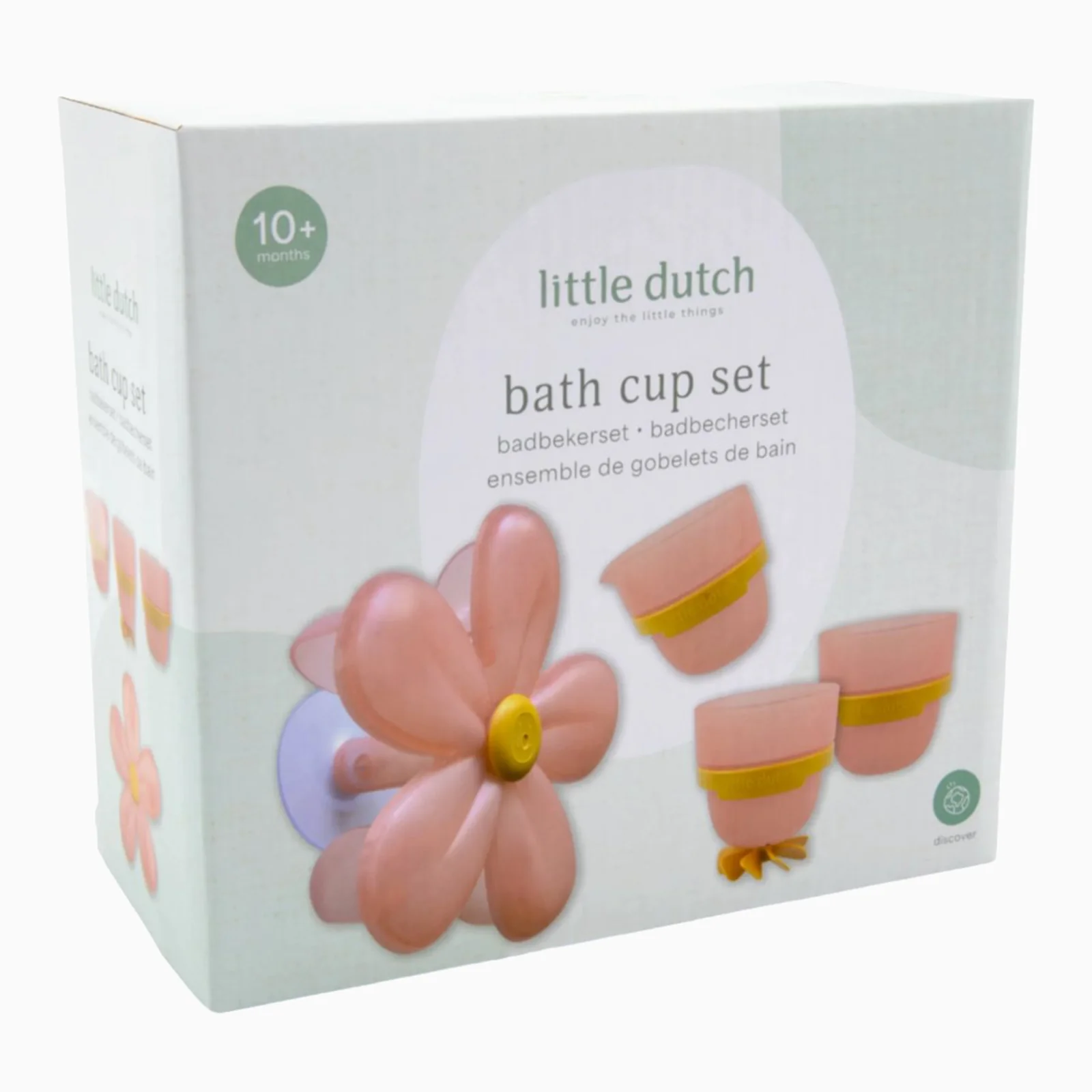 Little Dutch Bath Play Cups - Flower - Image 3