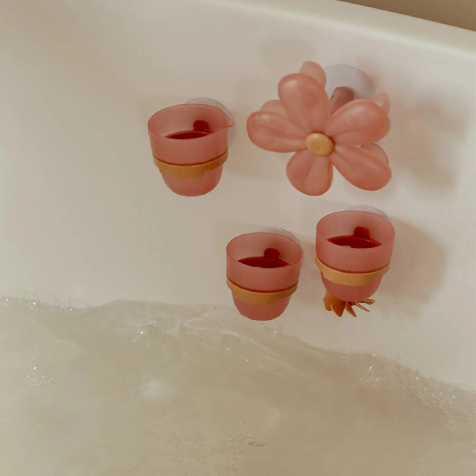 Little Dutch Bath Play Cups - Flower - Image 4