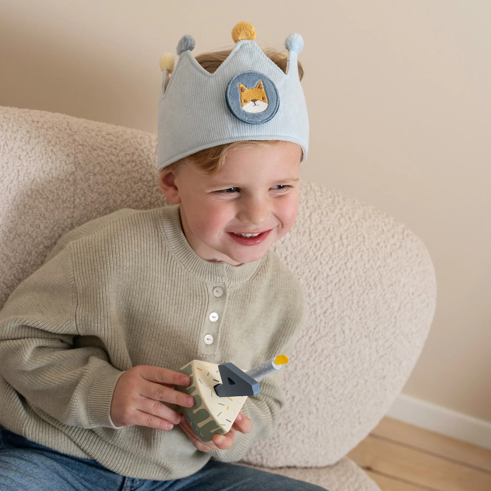 Little Dutch Birthday Crown - Blue - Image 5
