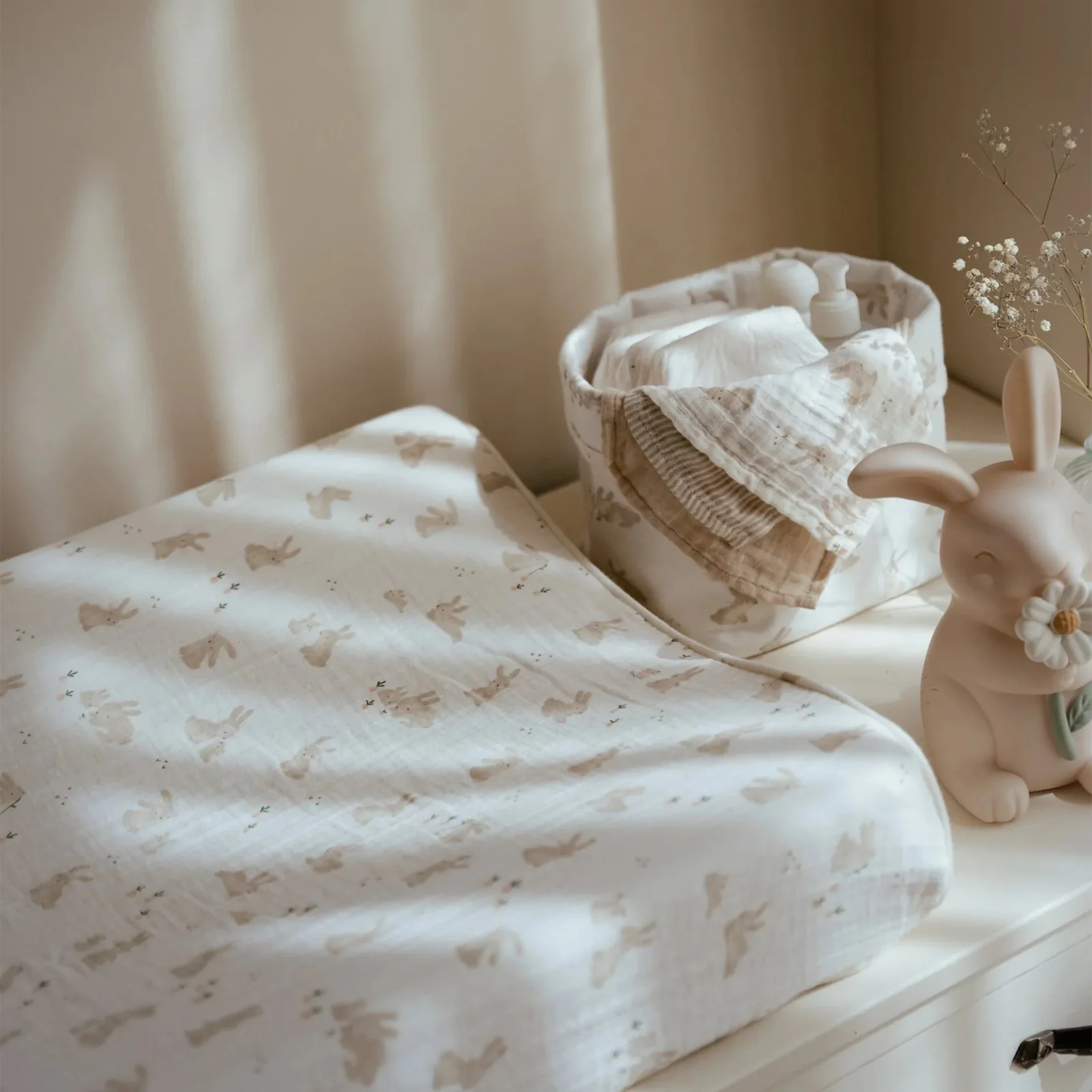 Little Dutch Changing Mat Cover - Baby Bunny