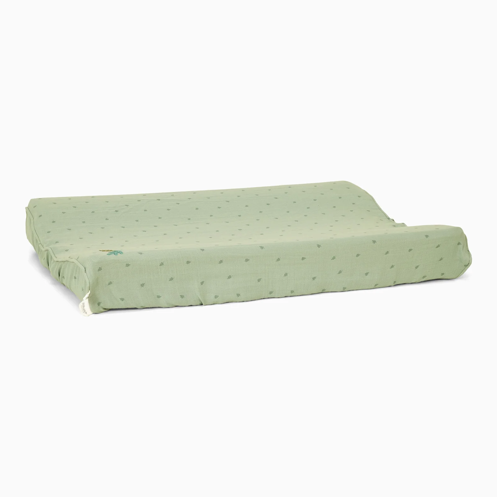 Little Dutch Changing Mat Cover - Pure Sage - Image 2